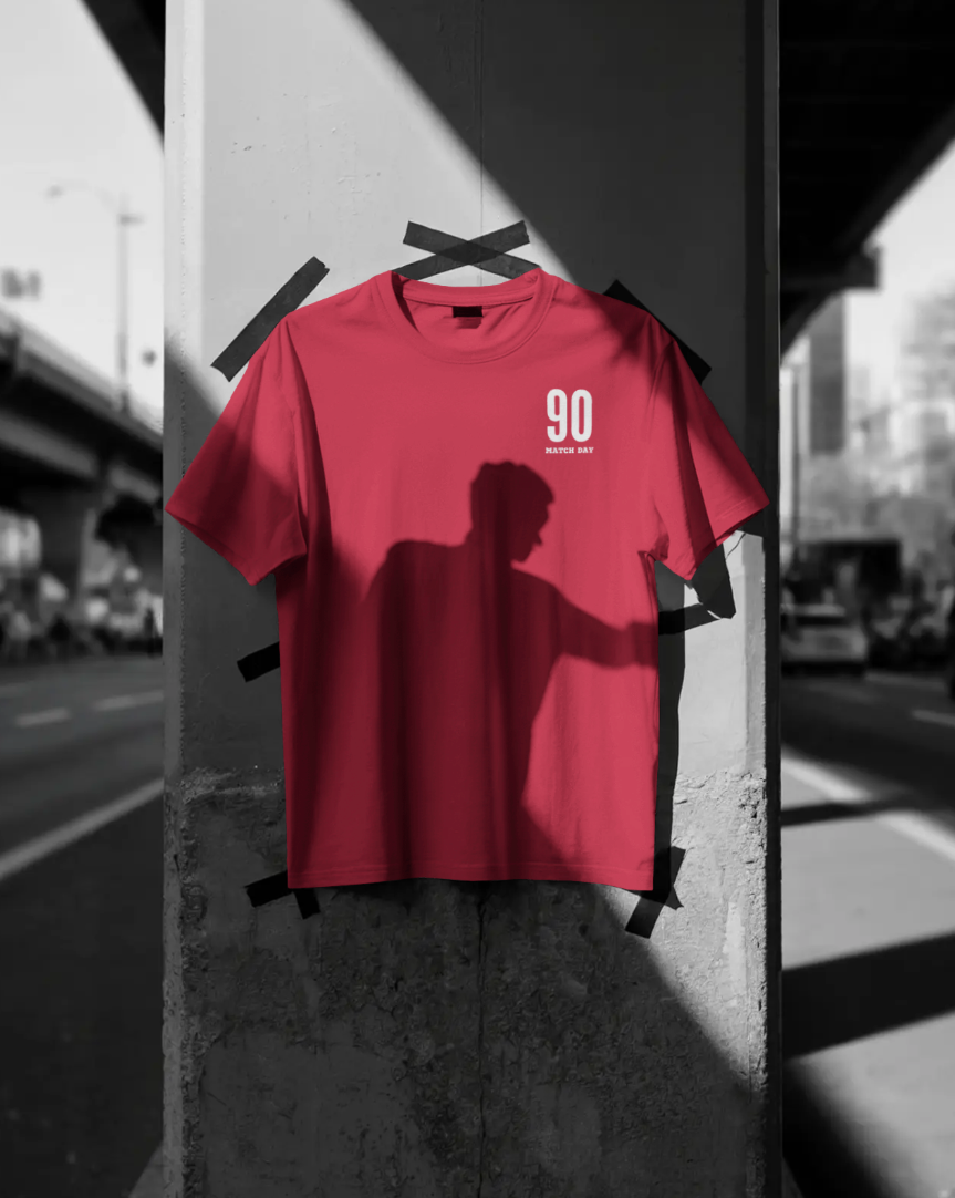 90 MINUTOS - RED + WHITE TEE