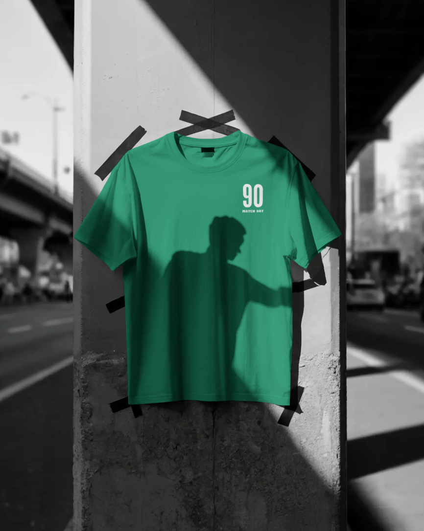 90 MINUTOS - GREEN + WHITE TEE