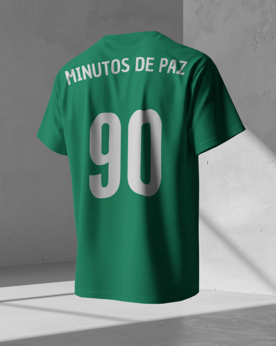 90 MINUTOS - GREEN + WHITE TEE