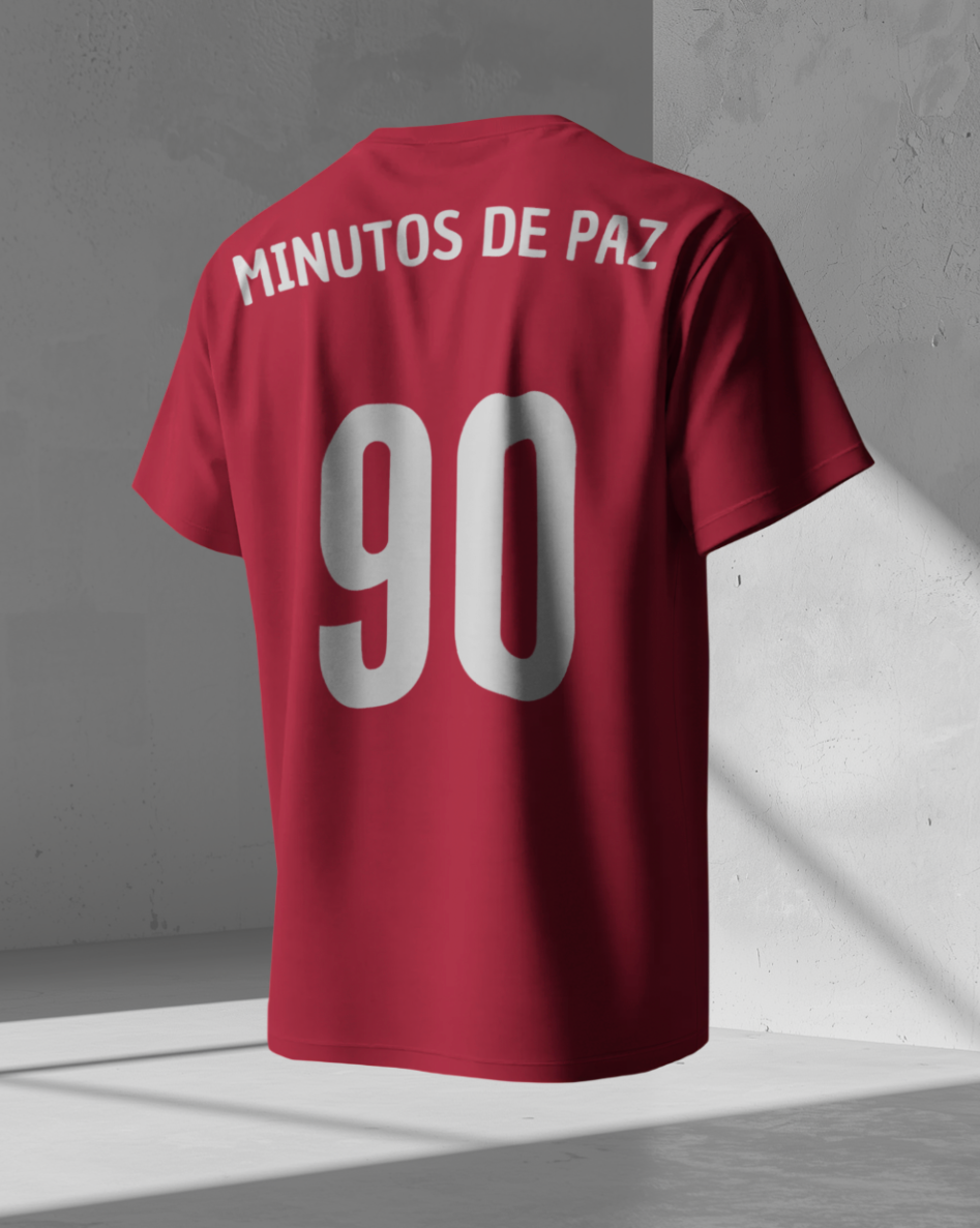 90 MINUTOS - RED + WHITE TEE